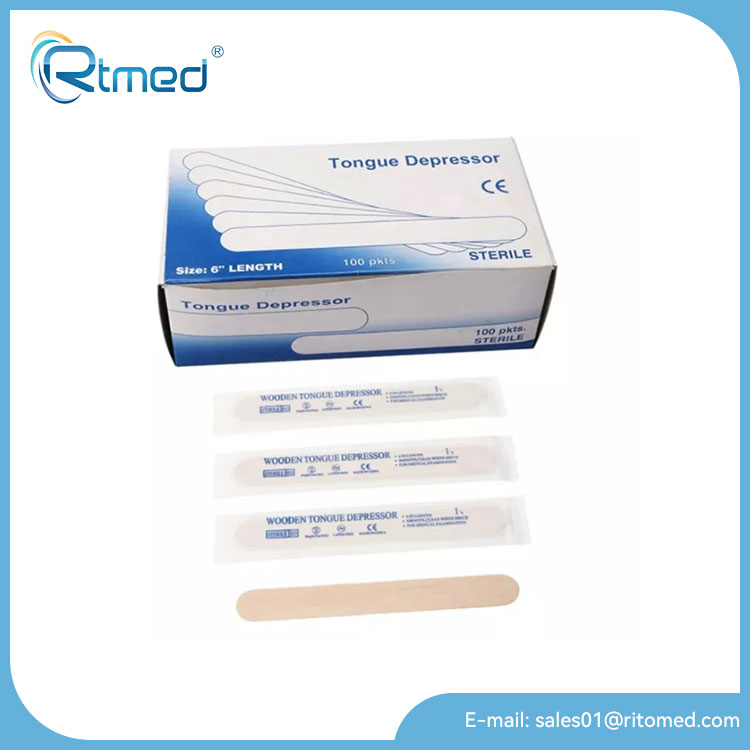 Sterile Wooden Tongue Depressor